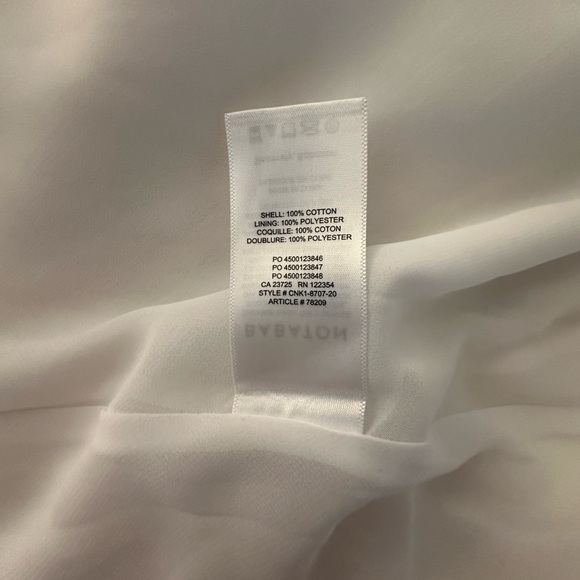 ARITZIA BABATON Lustria Maxi Dress in White. Front slit. Small. - Picture 9 of 9